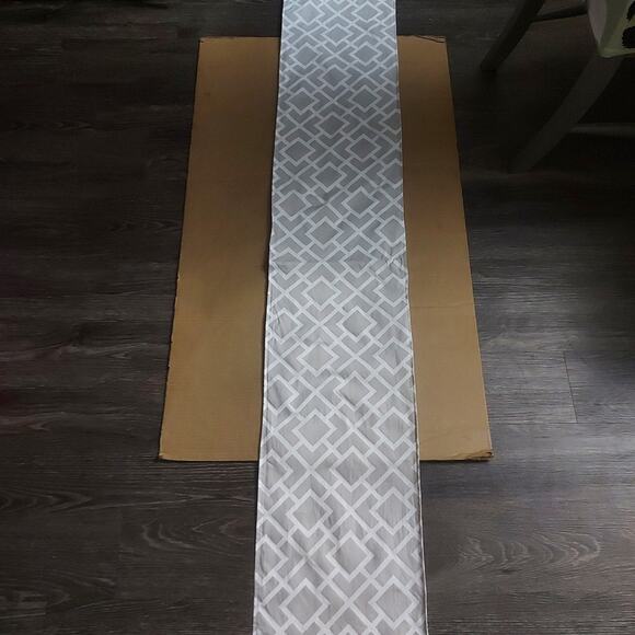 Dove Gray Table Runner 13x70  Special Occasion Dining Holiday Home Decor Linens - Picture 1 of 7